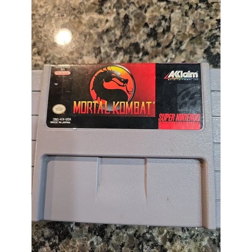 Mortal Kombat (Super Nintendo Entertainment System, 1993) tested